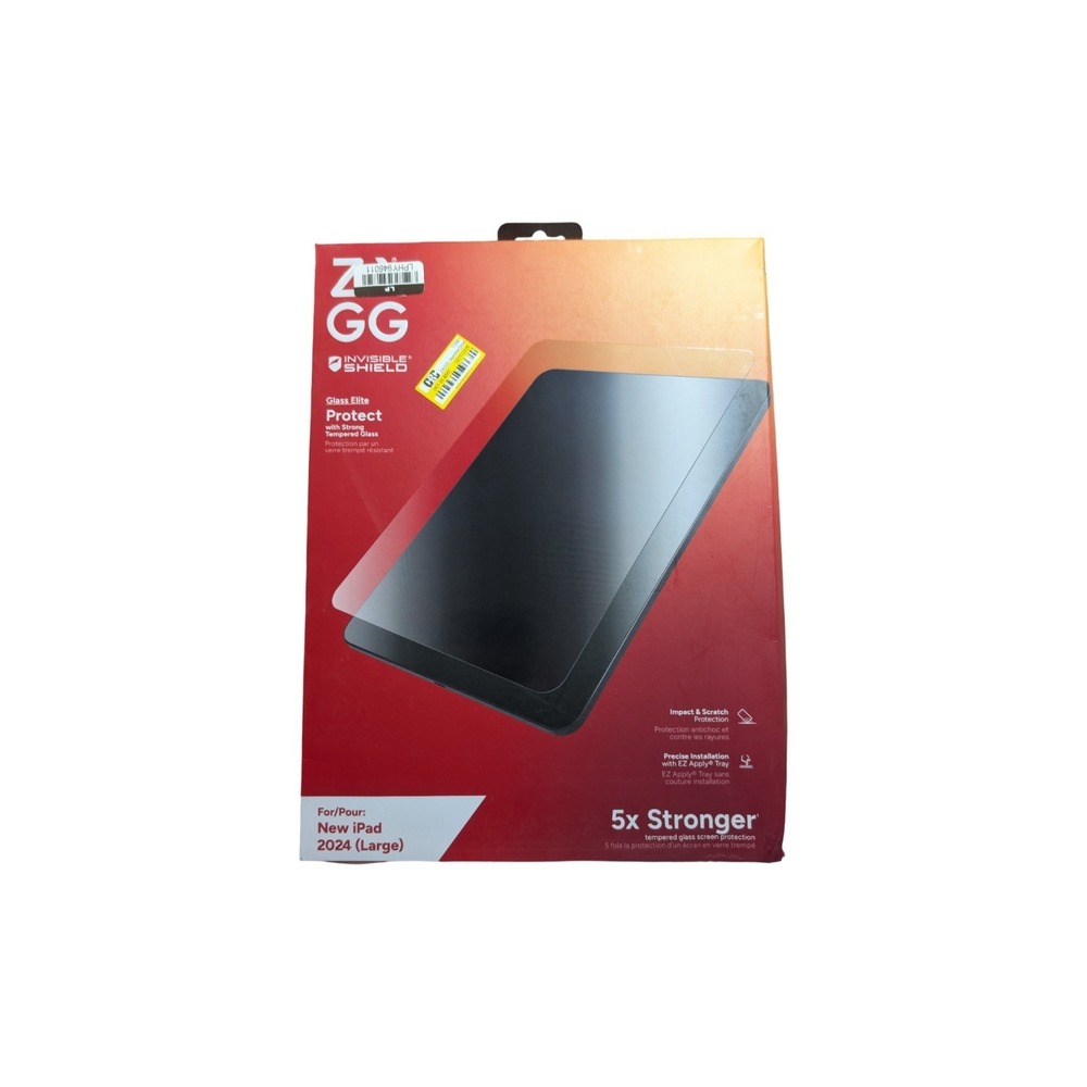 LR ZAGG InvisibleShield Glass Elite Screen Protector for Apple iPad 2024 (Large)